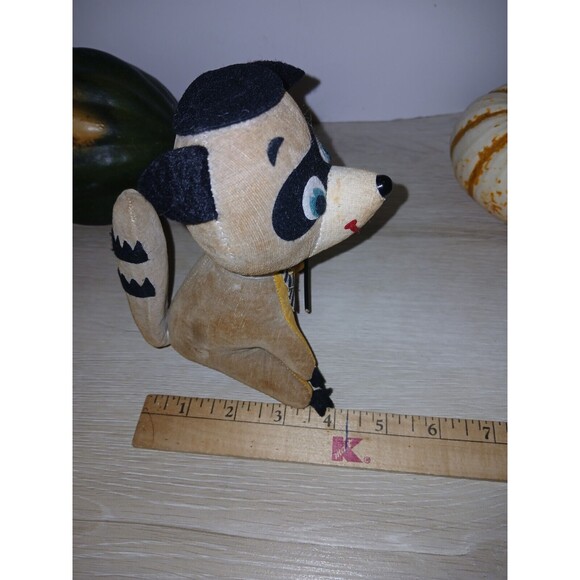 R Dakin Dream Pets Ty Coon Racoon Stuffed Animal Sawdust #233 7" Vintage - Picture 7 of 16